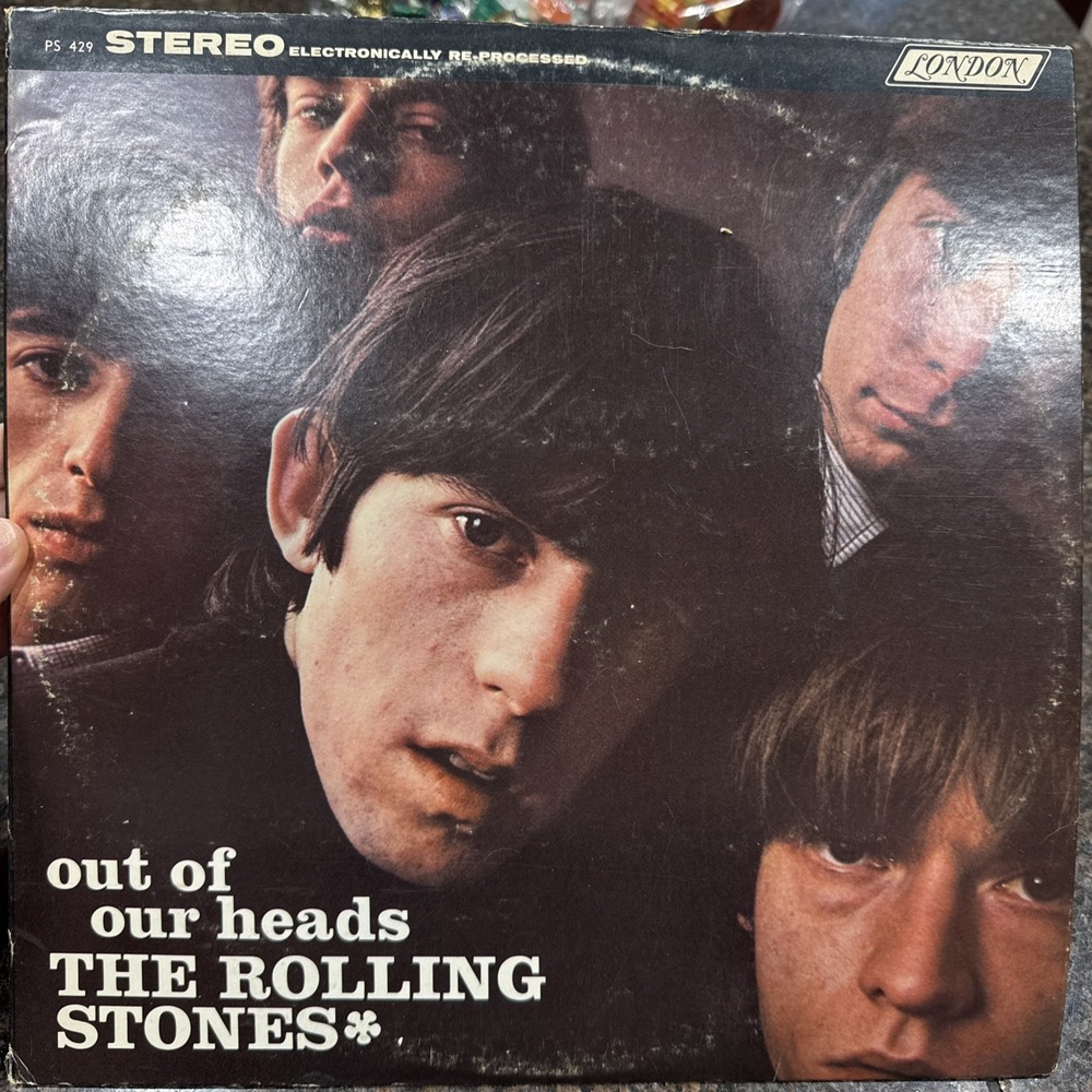 The Rolling Stones – Out Of Our Heads London‎ PS 429 Vinyl Record LP 1965 Rock